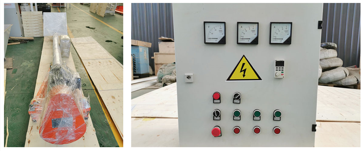 SZLH 250飼料顆粒機(jī)、電控箱及輸送機(jī)已運(yùn)往哈薩克斯坦