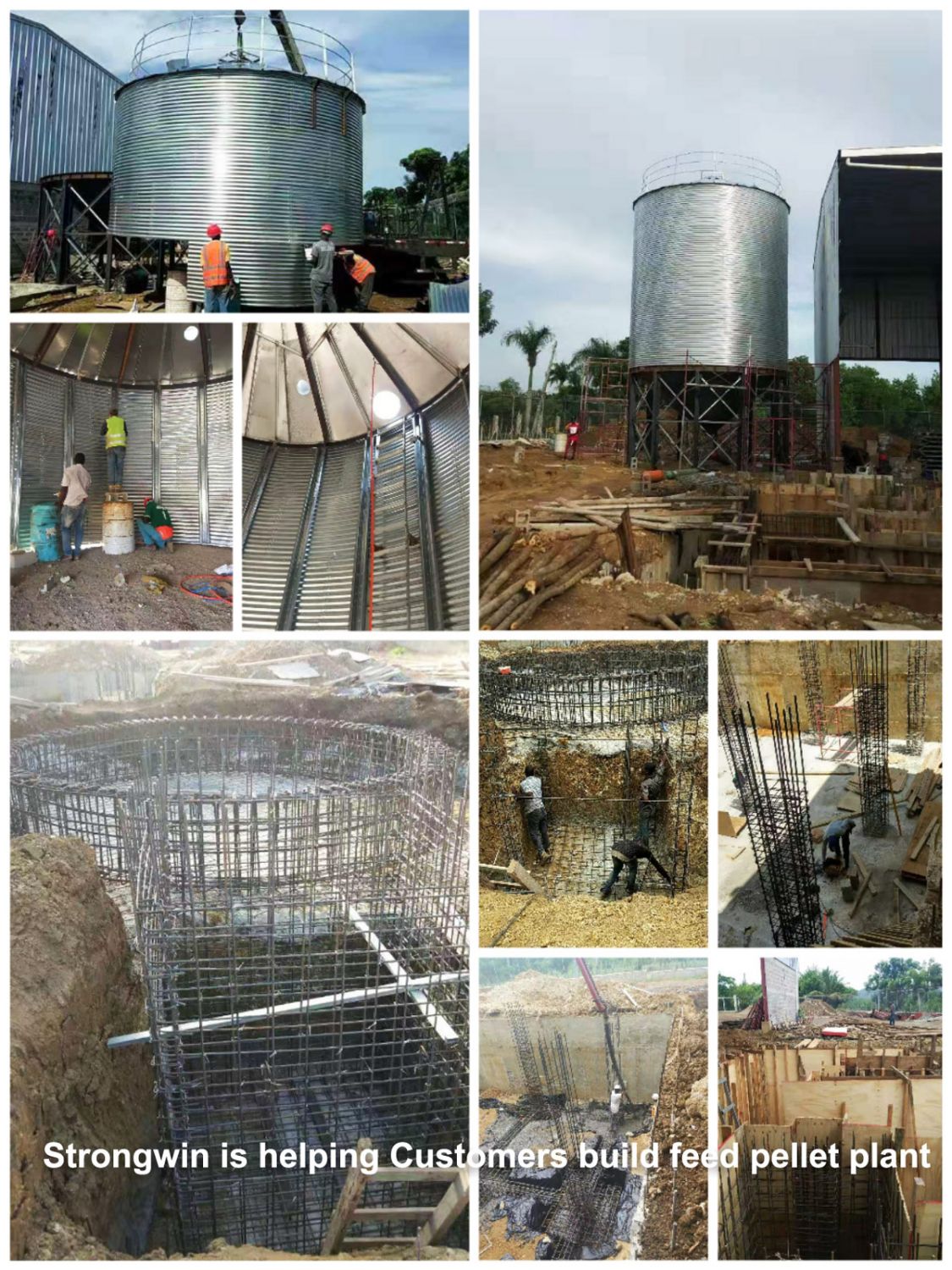 強福機械幫助多米尼加客戶建設(shè)飼料廠